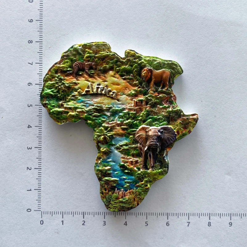 Art And Craft Jungle - 1 buah, suvenir perjalanan hutan Afrika,