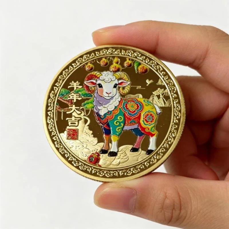 Art Craft Display - Koin Suvenir Tahun Kambing 2027 Koin