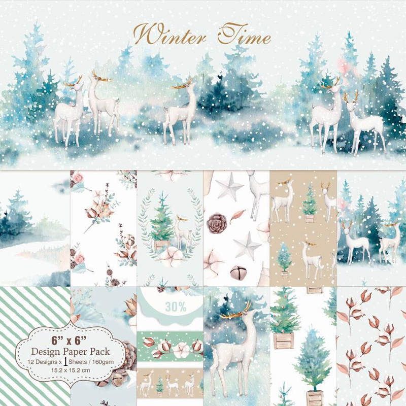 Art Craft Winter - KLJUYP 24 lembar waktu musim dingin