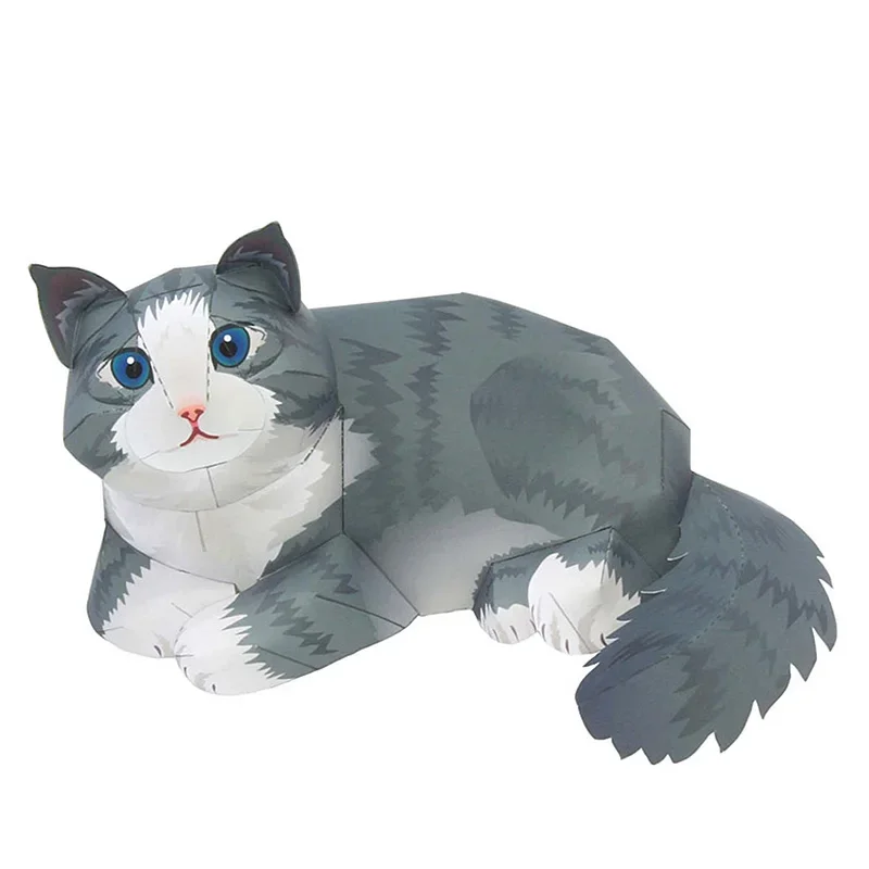 Art Craft Cat - Kucing Hutan Norwegia Lipat Origami Seni
