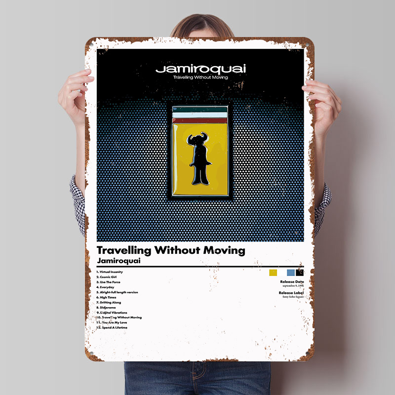 Art Craft Movement - Jamiroquai Travelling Without Moving Album Poster