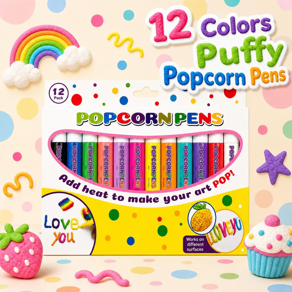 Art Craft Stationery - 12 Warna Pena 3D Ajaib yang