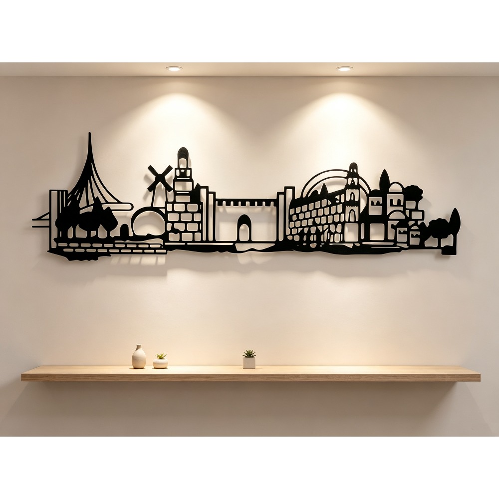 Art & Craft Valley - CIFBUY Seni Dinding Logam Dekorasi Siluet