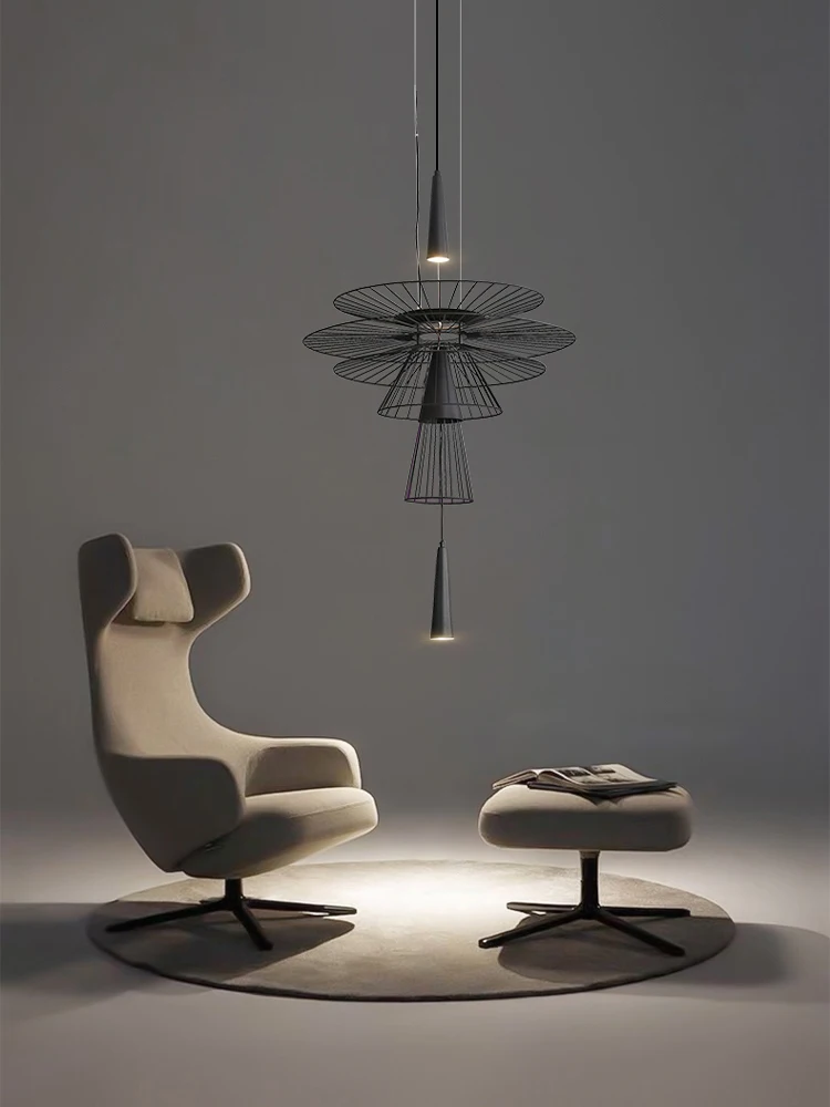 Art Craft Restaurant - Lampu gantung LED Modern, lampu gantung