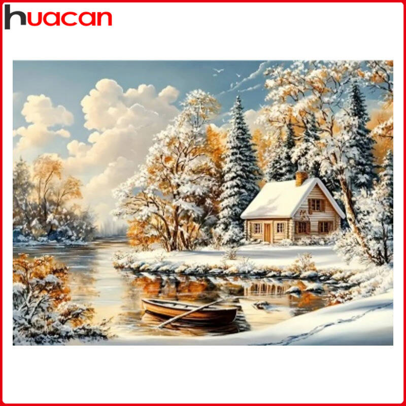Art Craft Winter - Lukisan berlian Disney dekorasi rumah seni