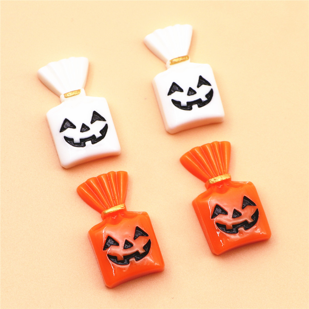 Tv Art And Craft - 10 Pcs Resin Halloween Permen Flatback