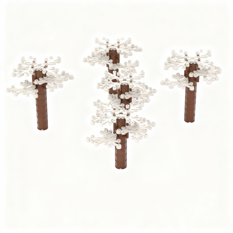 Art Craft Winter - 105pcs MOC Creator Model Hutan Musim