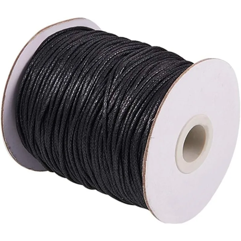 Macrame Cord Cotton - 1rol 100 yard kabel wax katun