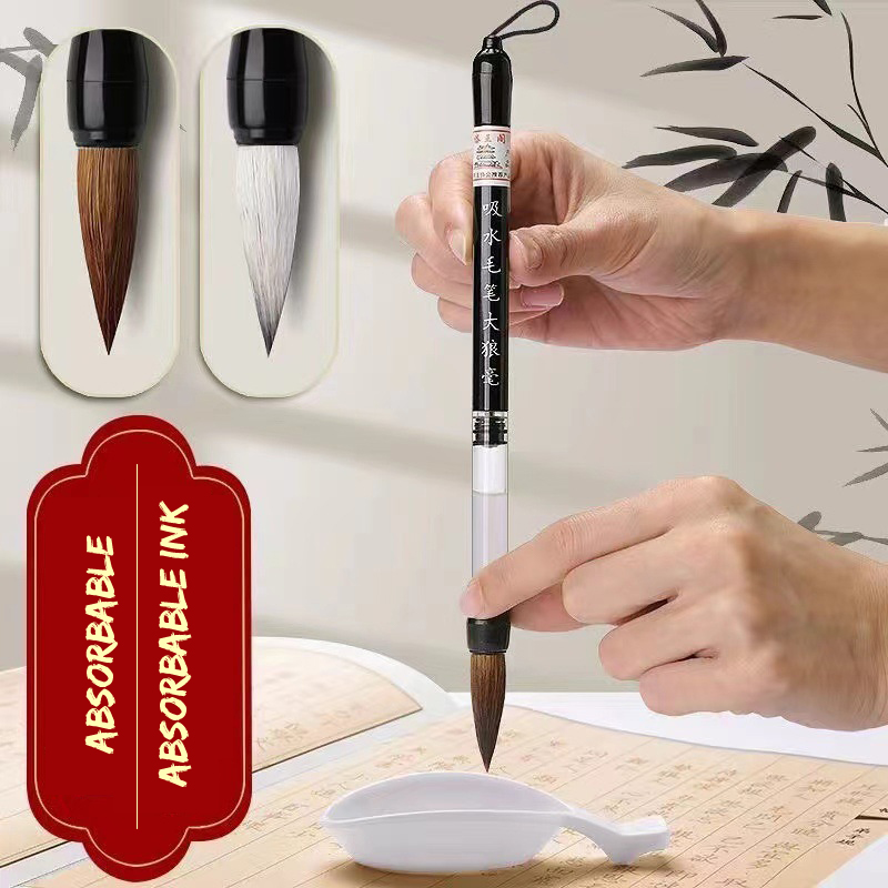 Calligraphy Pen Set - 3 buah kuas kaligrafi Set penyimpanan