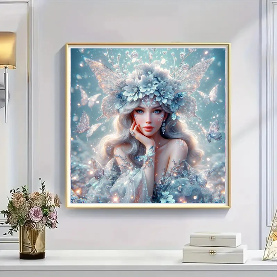 DIY baru lukisan seni berlian  - Art Craft Winter ulasan dan harga