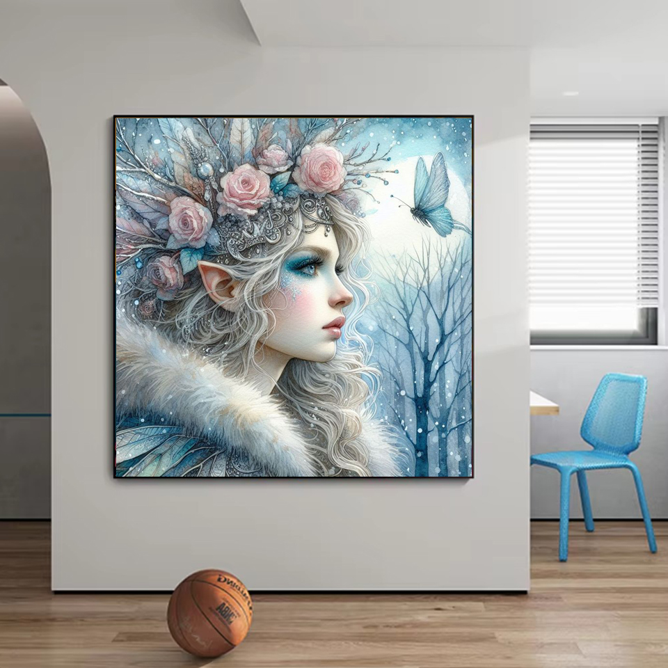 DIY baru lukisan seni berlian  - Art Craft Winter ulasan dan harga