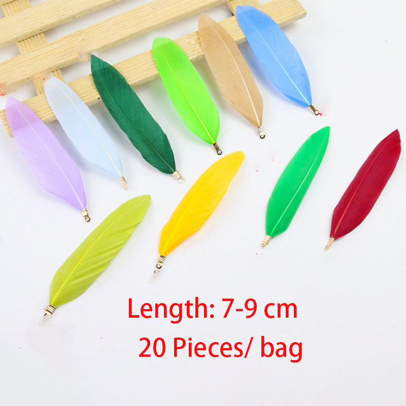 20 Buah Liontin Rumbai Bulu An - Art Craft Activity ulasan dan harga