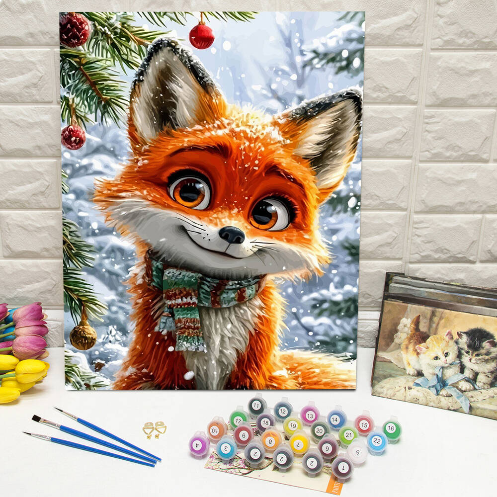 1pc Lukisan Minyak Digital Tan - Art Craft Winter ulasan dan harga