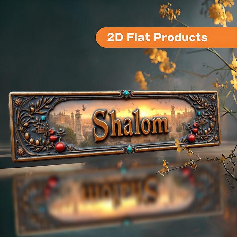 CIFBUY Vintage Shalom Hebrew A - Art & Craft Valley ulasan dan harga