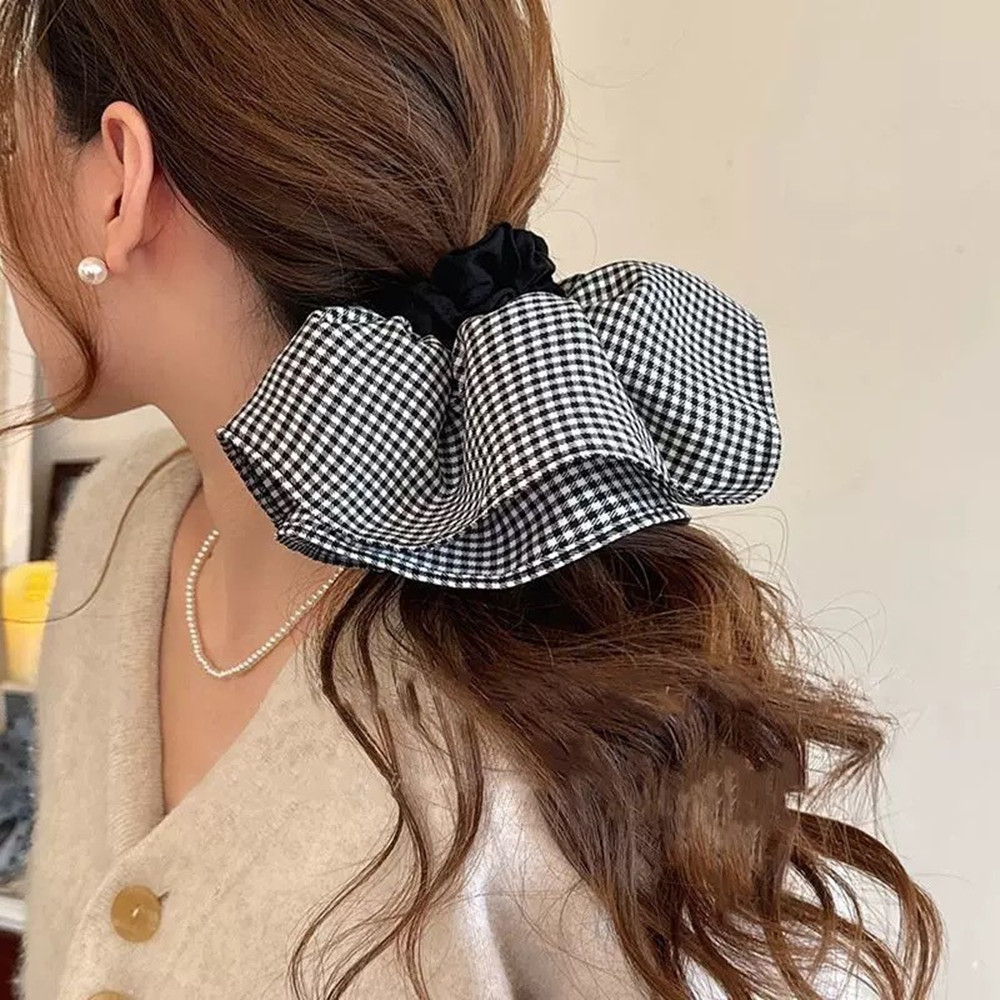 Ikat Rambut Kotak-kotak Ekstra - Art And Craft Hair ulasan dan harga