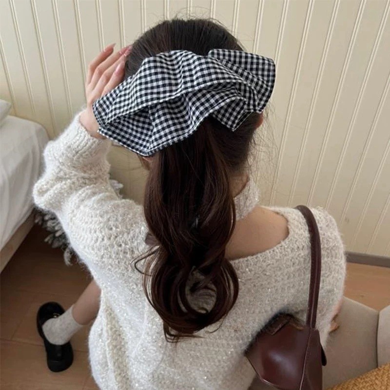 Ikat Rambut Kotak-kotak Ekstra - Art And Craft Hair ulasan dan harga