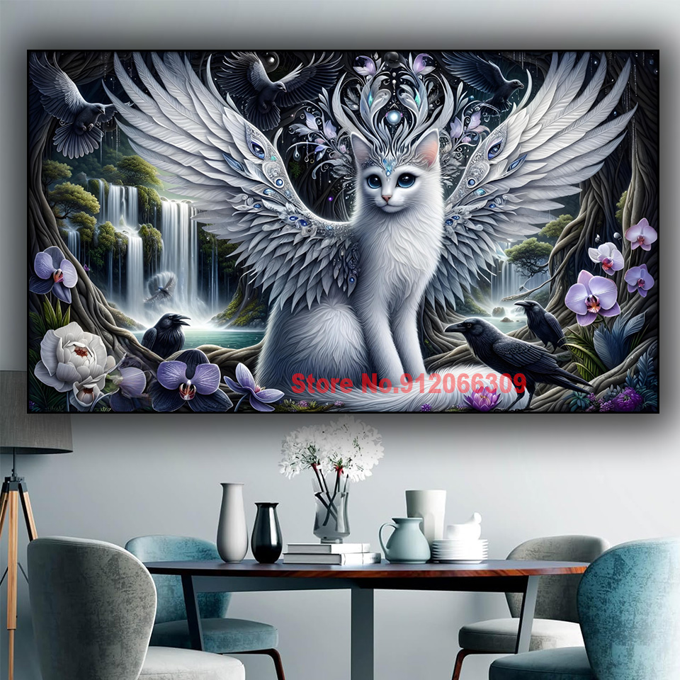 Kit Lukisan Berlian Kucing Say - Art And Craft Jungle ulasan dan harga