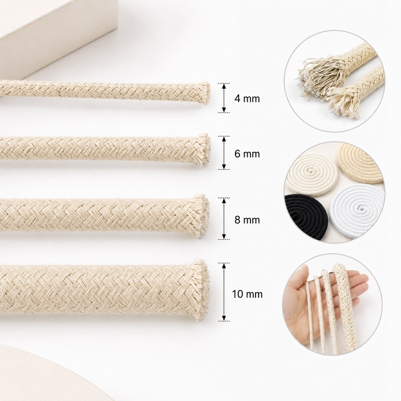 Tali Katun Terpilin 10/20M 4/6 - Macrame Cord Cotton ulasan dan harga