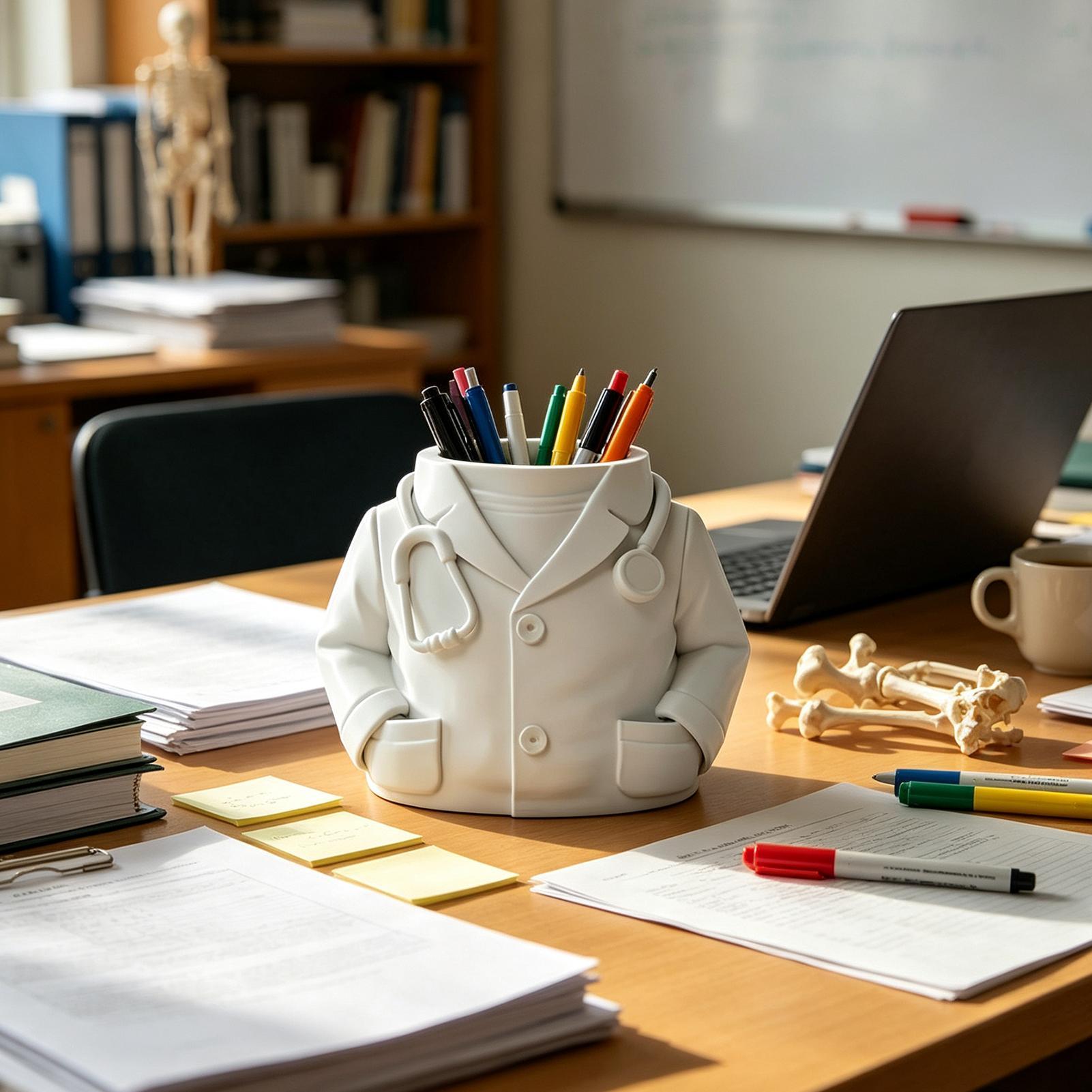 Figurine Pen Holder Jas Dokter - Art Craft Stationery ulasan dan harga
