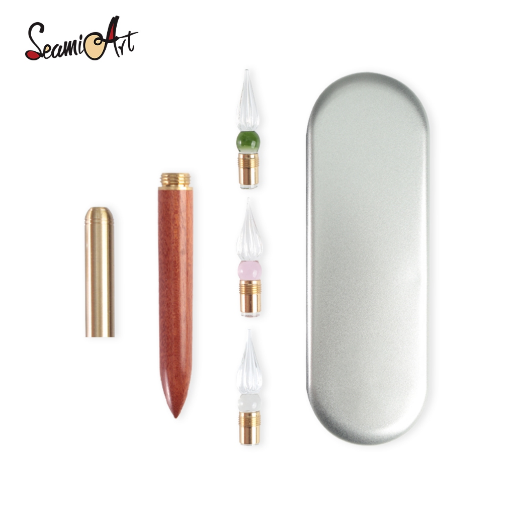SeamiArt Set Pena Celup Gagang - Calligraphy Pen Set ulasan dan harga