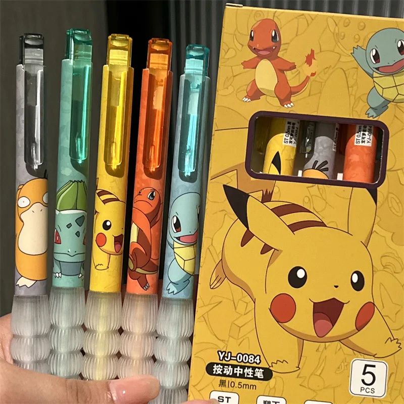 5 Buah Set Pena Gel Pikachu Pe - Calligraphy Pen Set ulasan dan harga