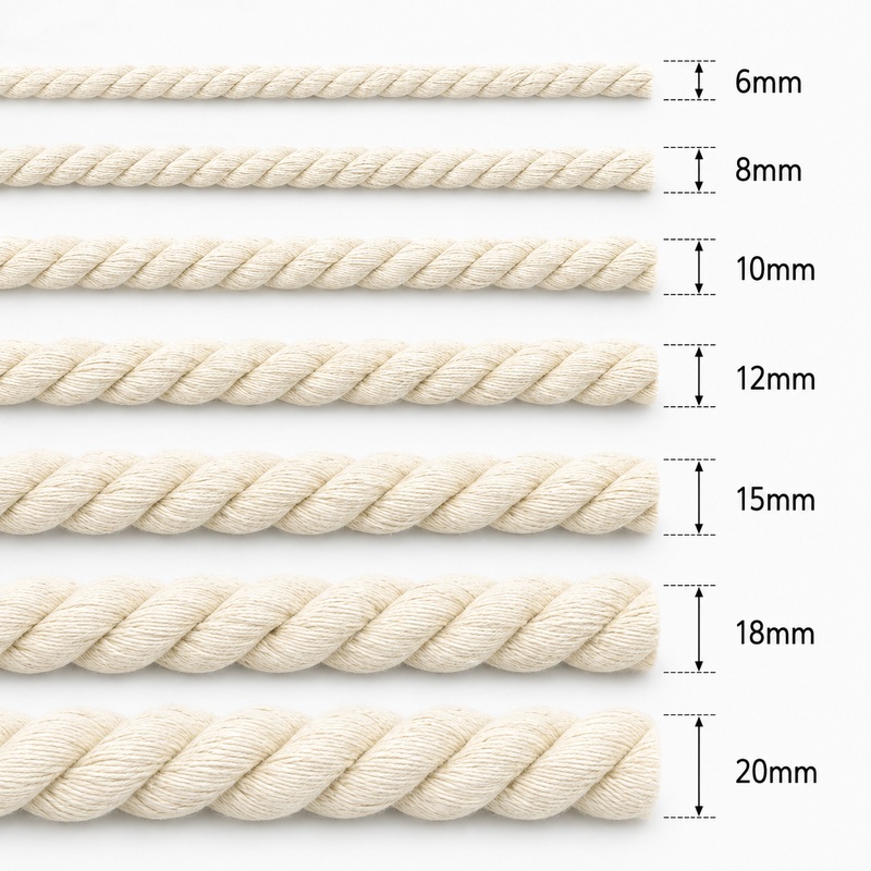 Tali Katun Beige 5/10 Meter 5/ - Macrame Cord Cotton ulasan dan harga
