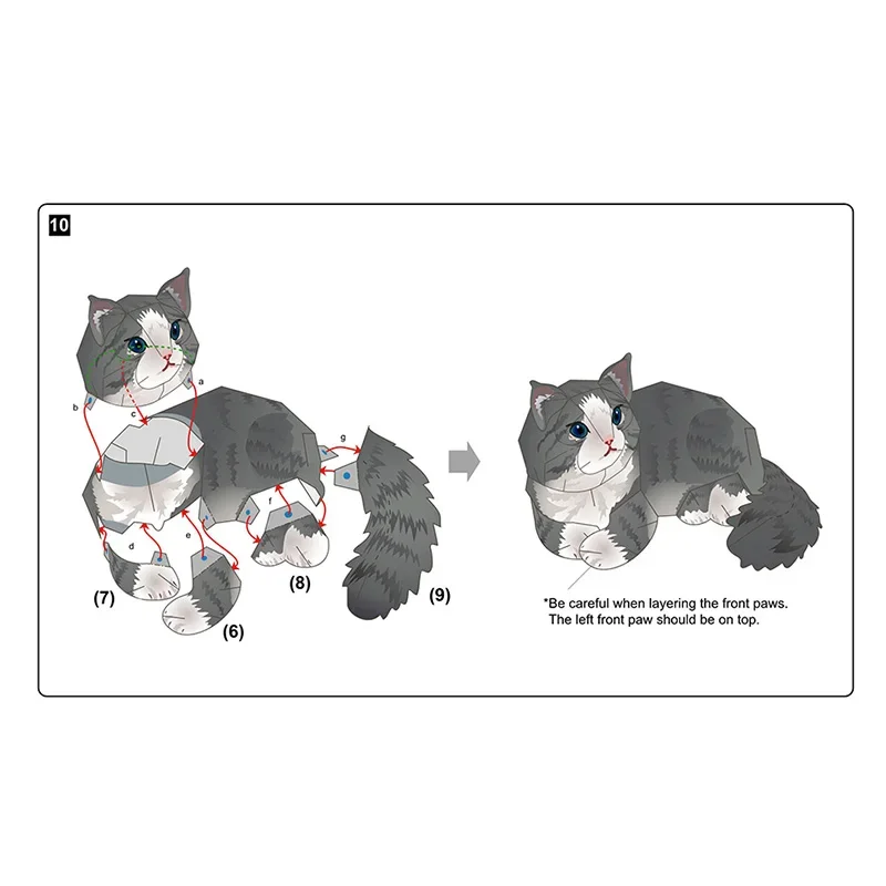 Kucing Hutan Norwegia Lipat Or - Art Craft Cat ulasan dan harga