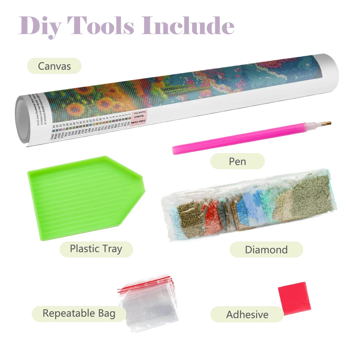 Kit Lukisan Berlian 5D DIY, Se - Art And Craft Jungle ulasan dan harga