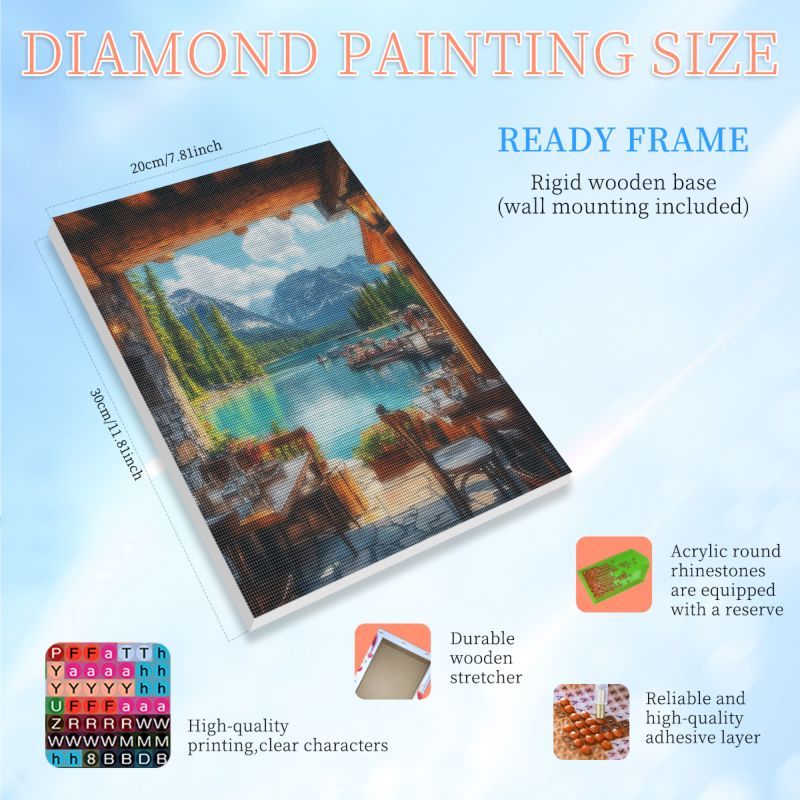 RUOPOTY Kit Lukisan Berlian Re - Art Craft Restaurant ulasan dan harga