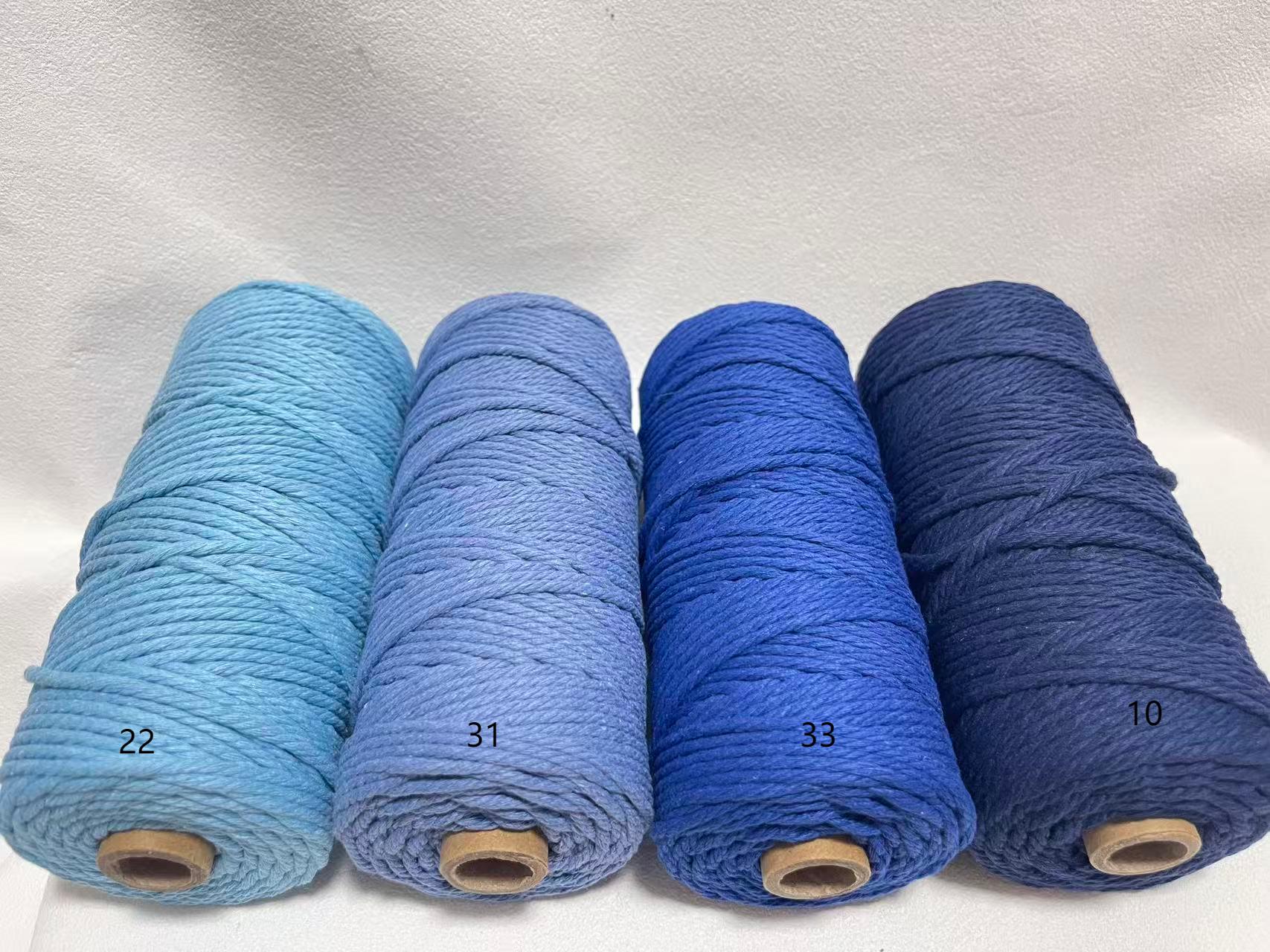 Tali Makrame Alami 3mm, Tali K - Macrame Cord Cotton ulasan dan harga