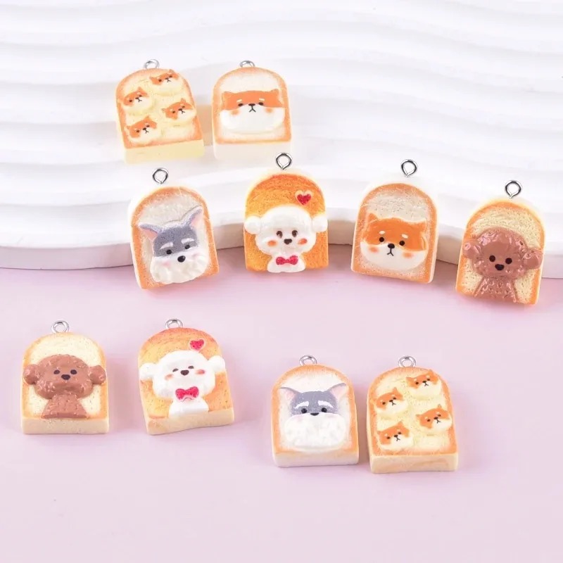 10 Buah Liontin Resin Anjing R - Art Craft Activity ulasan dan harga