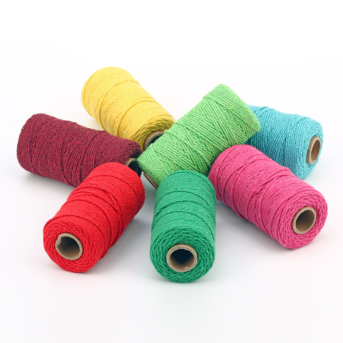 Tali 2mm tali Pilin-kabel 100m - Macrame Cord Cotton ulasan dan harga