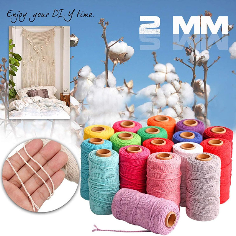 Tali Makrame 109 Yard 2mm, Ben - Macrame Cord Cotton ulasan dan harga