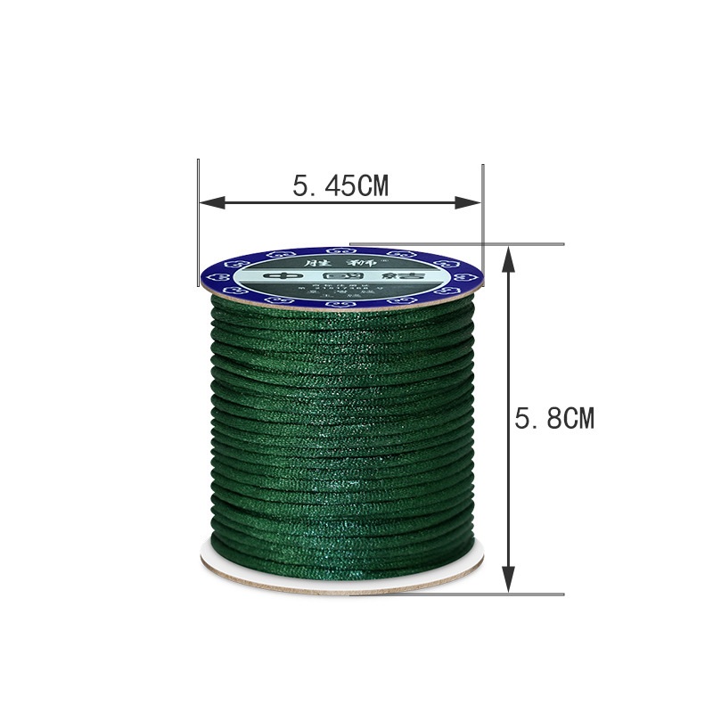 2mm benang kabel nilon merah u - Macrame Cord Cotton ulasan dan harga