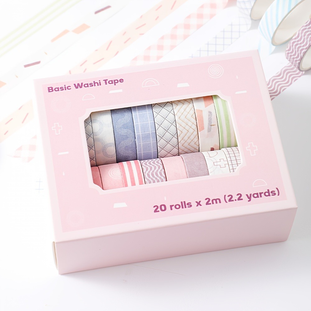 20 Gulungan Pita Macaron, Leba - Art Craft Stationery ulasan dan harga