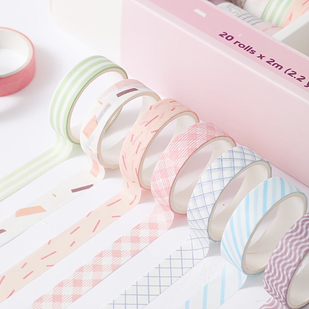 20 Gulungan Pita Macaron, Leba - Art Craft Stationery ulasan dan harga