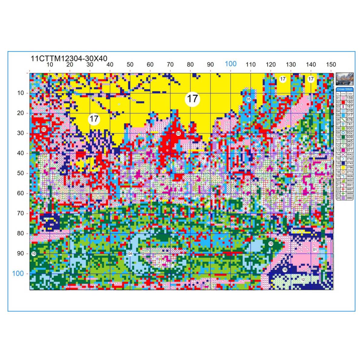 Kota di Musim Dingin 30X40CM/1 - Art Craft Winter ulasan dan harga
