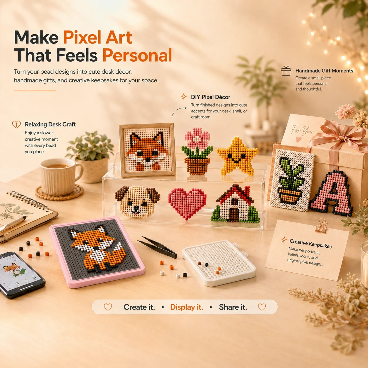 Papan Seni LED Smart Bead Art  - Art Craft App ulasan dan harga