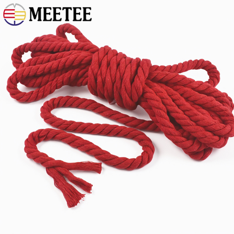 Tali Katun Merah 4/5/10M, Tali - Macrame Cord Cotton ulasan dan harga