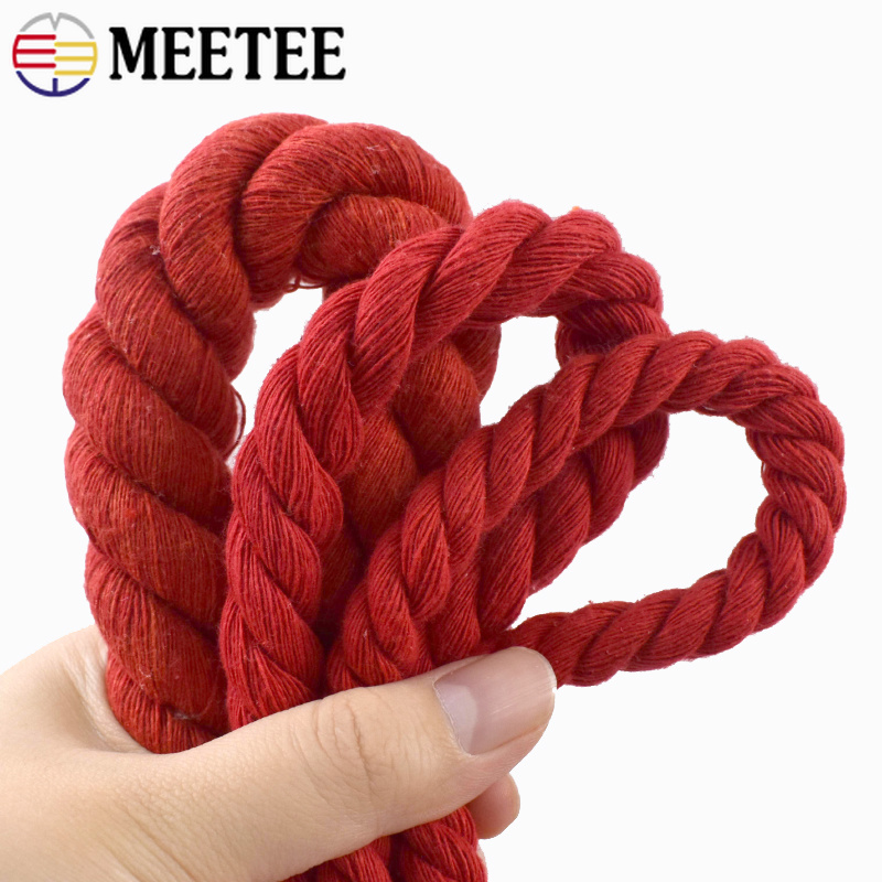 Tali Katun Merah 4/5/10M, Tali - Macrame Cord Cotton ulasan dan harga