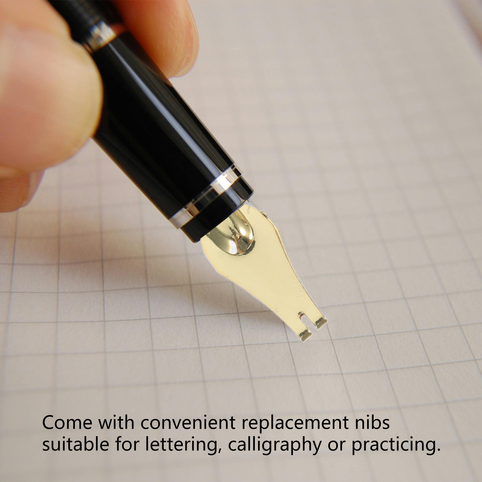 3Pcs Ujung Pena Fountain Gaya  - Calligraphy Pen Set ulasan dan harga