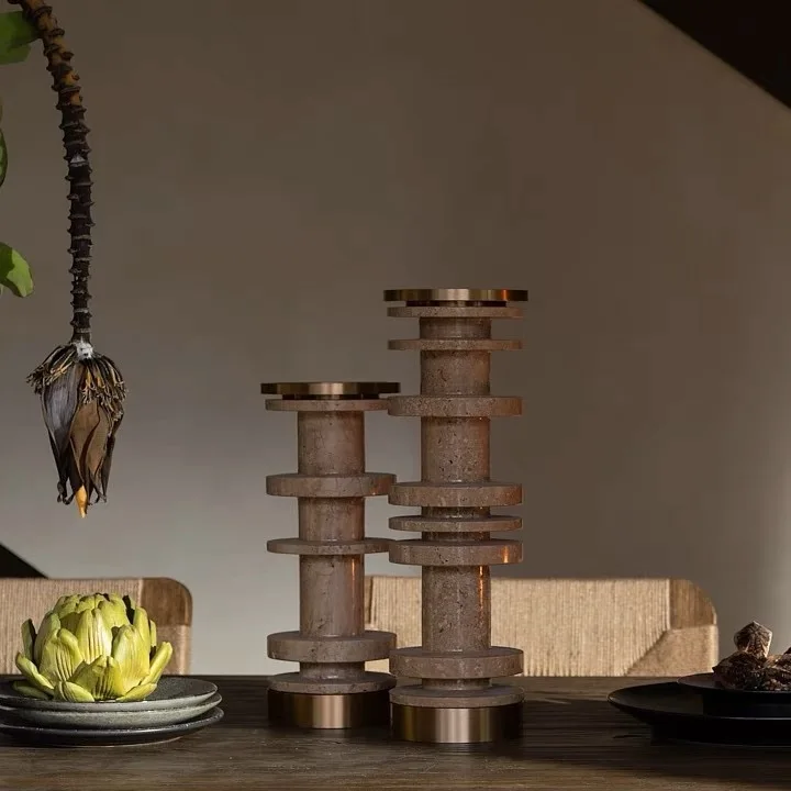 Tempat Lilin Dekoratif Logam R - Art Craft Restaurant ulasan dan harga