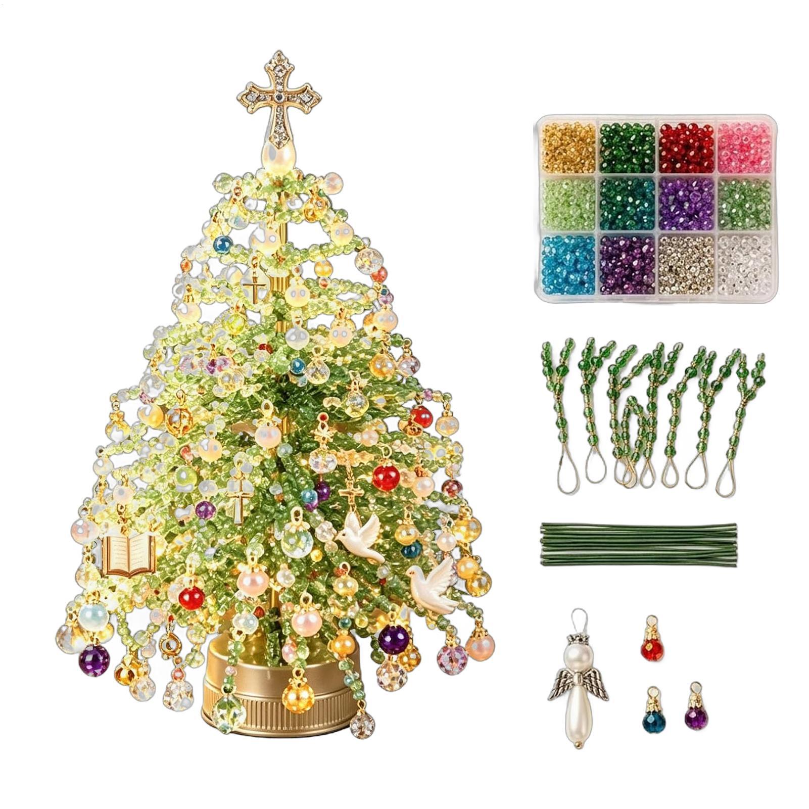 Kit Pohon Natal Berhias Manik- - Art Craft Winter ulasan dan harga