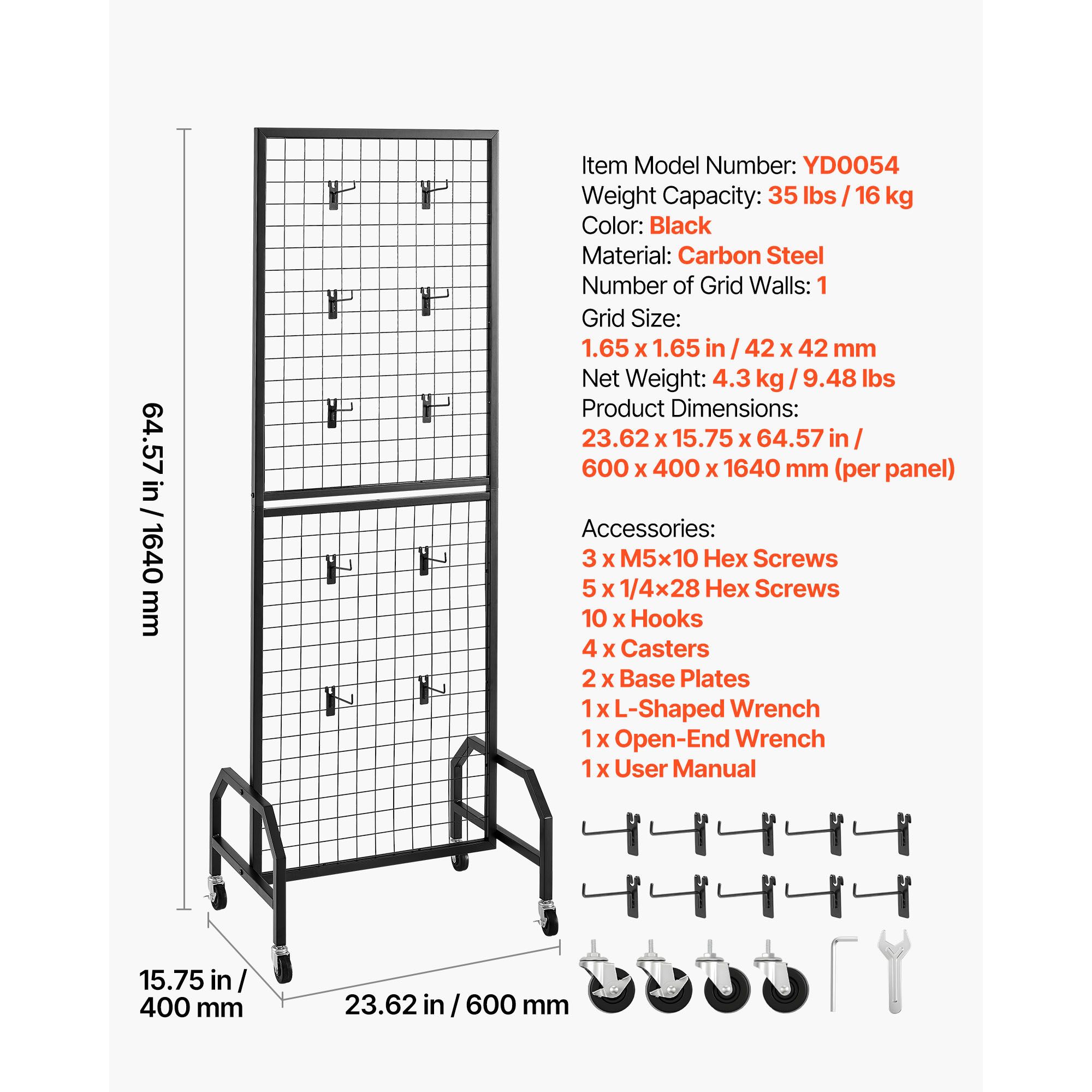 Panel Dinding Grid, Rak Pajang - Art Craft Display ulasan dan harga