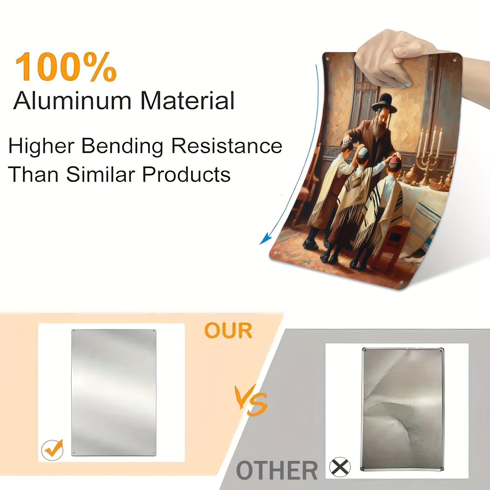 CIFBUY Seni Dinding Aluminium  - Art & Craft Valley ulasan dan harga