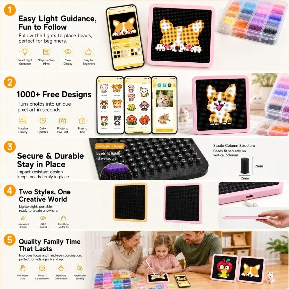 Papan Lampu LED Smart Fuse Bea - Art Craft App ulasan dan harga