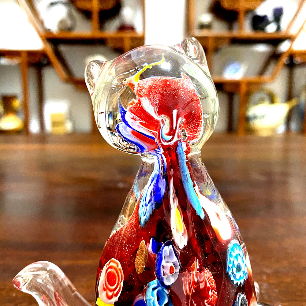 Seni Modern Tangan Ditiup Kaca - Art Craft Cat ulasan dan harga