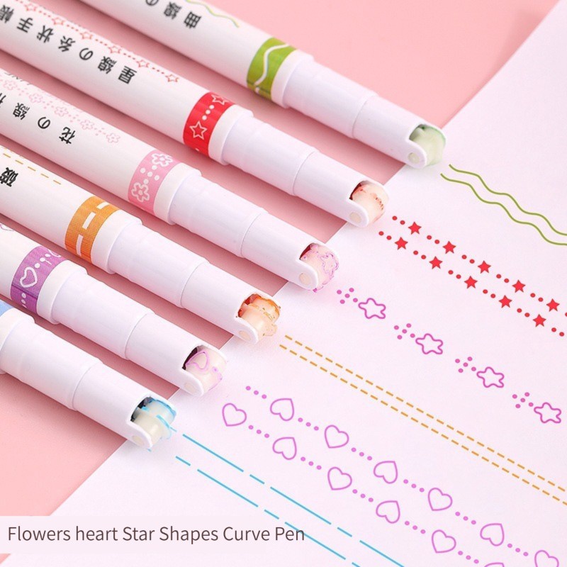 6 Buah Roller Tip Curve Liner  - Art Craft Stationery ulasan dan harga