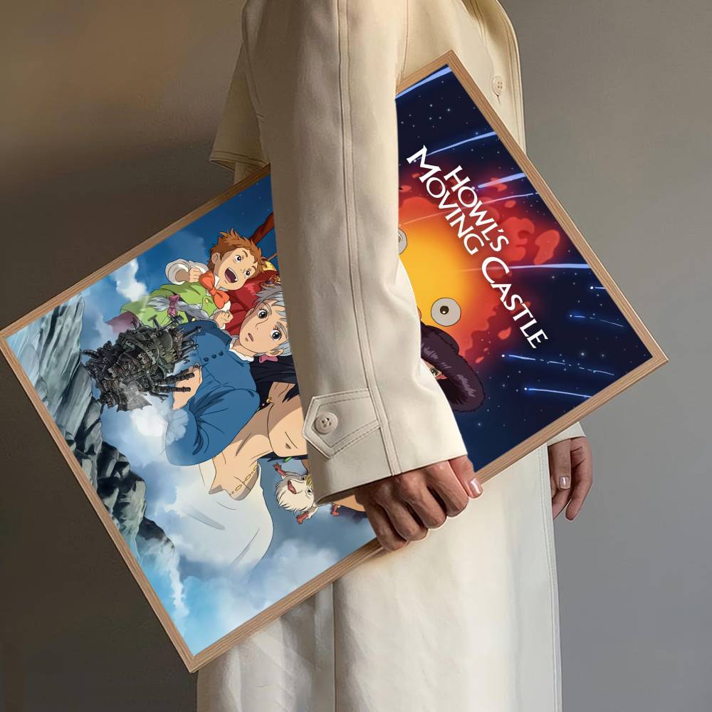 Poster Film Howl's Moving Cast - Art Craft Movement ulasan dan harga