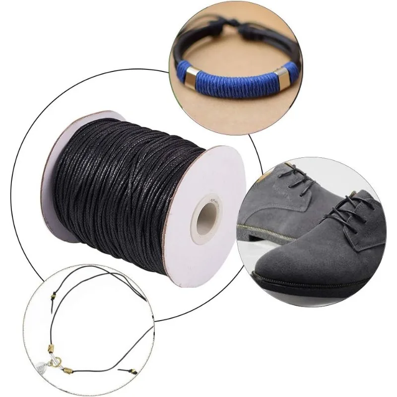 1rol 100 yard kabel wax katun  - Macrame Cord Cotton ulasan dan harga